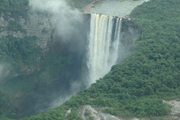 kaieteur falls areral view