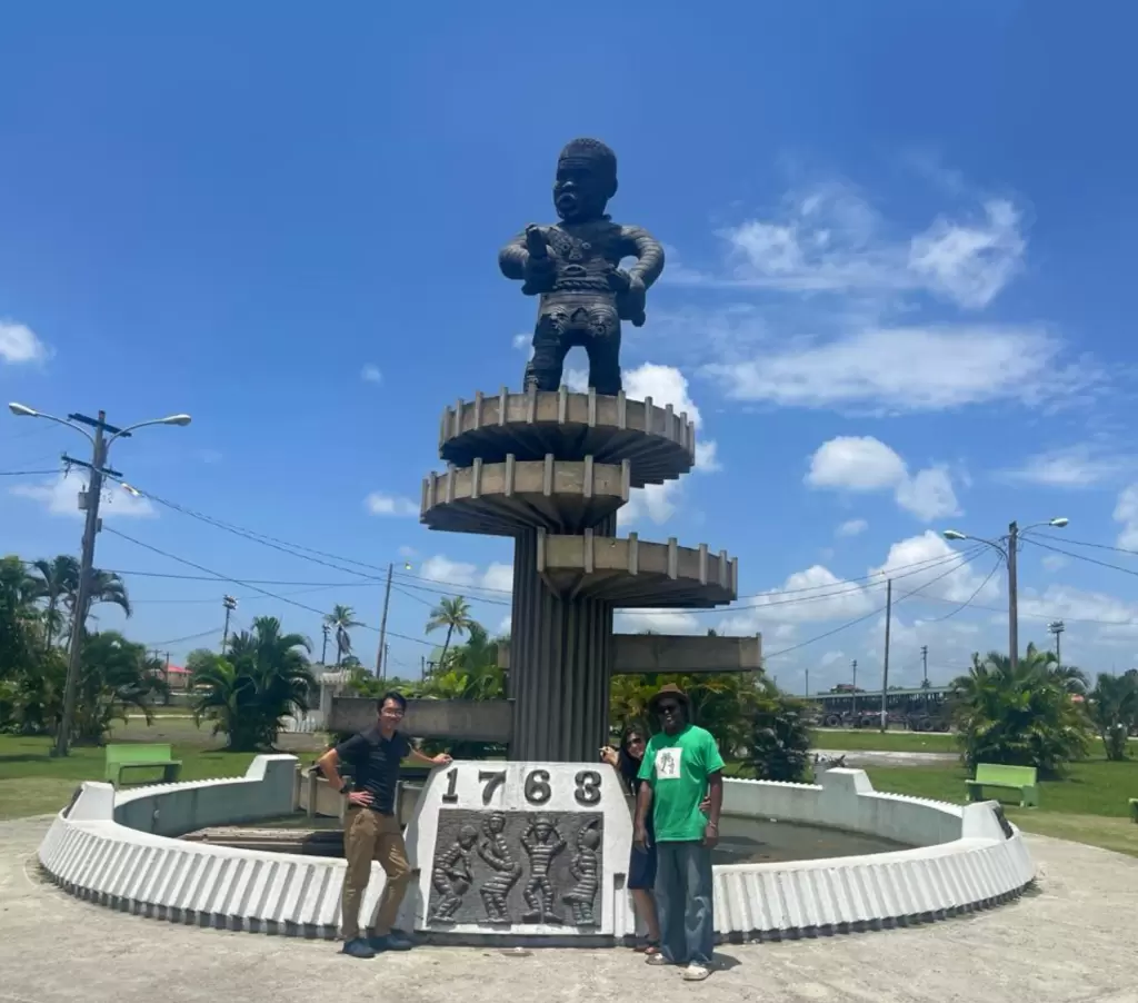 a taste of freedom tour 1763 Monument Guyana