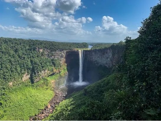kaieteur falls, christams in guyana